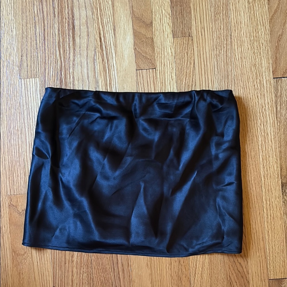 Reformation silky strapless top